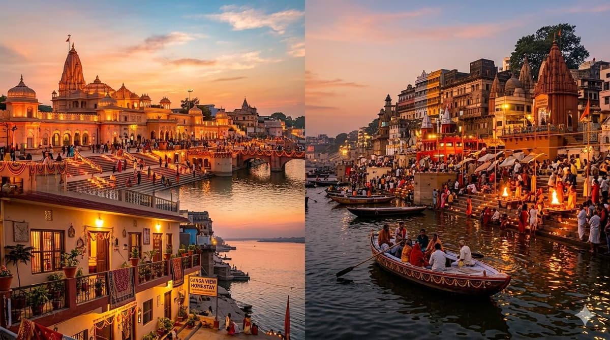 Image of Best Time to Visit Ayodhya & Varanasi: Homestay & Boat Guide