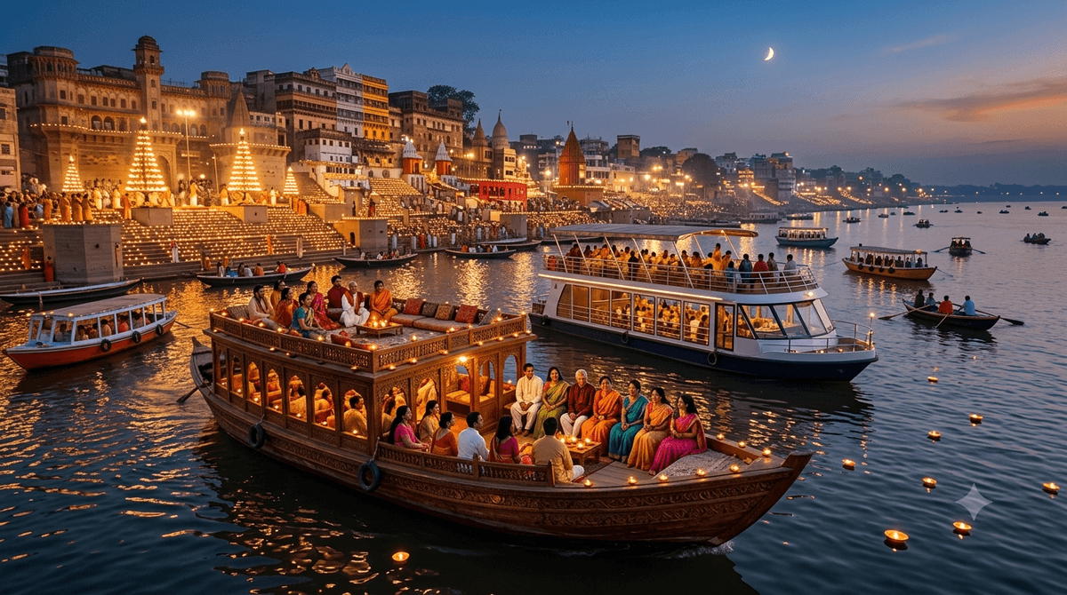 Image of Best Boat for Dev Diwali in Banaras: Choose the Right Boat for Your Trip