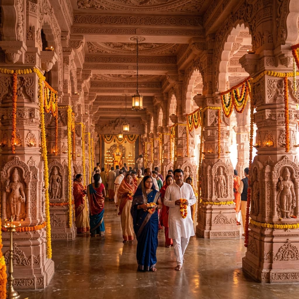Sacred Temple Corridors