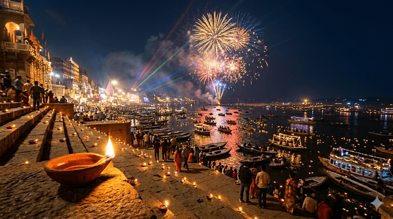 Dev Diwali Program Schedule 2026: Ganga Aarti Timings, Fireworks & Laser Show Guide